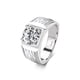 thumbnail image 1 of Anillos de Compromiso de Moissanita de 3 Uds para Hombre Corte Redondo Plata de Ley Anillo de Aniversario Promesa Color D VVS1 Anillos de Moissanita Anillos de Diamante con Certificado, 1 of 8