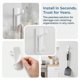 thumbnail image 5 of REGALWOVEN Ganchos Utilitarios 8 Piezas Ganchos Duraderos de ABS, Ganchos de Pared para Colgar, Ganchos Multiusos para Cocina, Hogar, Sombreros Blanco, 5 of 5