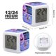 thumbnail image 2 of Elemental Theme 7 Colors Alarm Clock Digital Led Alarm Clock Gifts For Kids Friends Family, 2 of 6