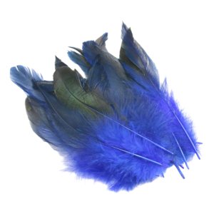Bothyi - 50 Plumas Para Manualidades, Decoraciones Para Bodas, Fabricación De Joyas, Color Azul