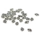 thumbnail image 3 of 30 Cuentas Espaciadoras De Metal De Flor De Loto De Yoga De Buda Ahuecadas De Plata Tibetana, 3 of 5