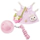 thumbnail image 5 of Conjunto De Vestido Para Mascotas Chaleco De Conejo Ropa De Disfraz Traje De Moda Diario Pink_L, 5 of 5