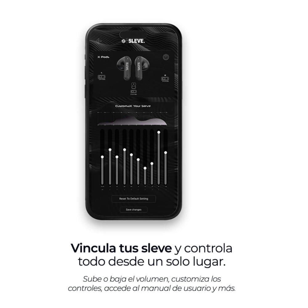 Audífonos True Wireless System PureX sleve Bluetooth Negro, foto 7