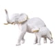 thumbnail image 1 of Figuritas De Resina Escultura Estatuas De Elefante Para Boda Dormitorio Año Nuevo Hogar Blanco Con Niños, 1 of 5