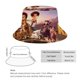 thumbnail image 2 of Niños Búfalo Sombrero bucket para adultos, gorra de protección solar, sombrero de pescador plegable para viajes al aire libre, pesca y actividades de verano, 2 of 6