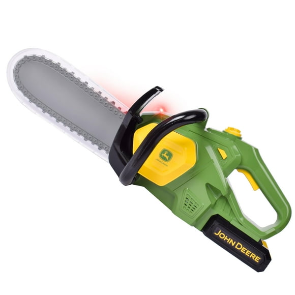 Motosierra de juguete John Deere Power Tools con luces y sonidos