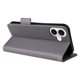 thumbnail image 5 of Funda Cartera para iPhone 16 Tapa Flip con Ranuras y Soporte Gris, 5 of 5