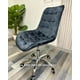 thumbnail image 3 of Silla De Escritorio Ergonómica Tapizada En Terciopelo Premium Modelo Oficina Roma - Negro, 3 of 3