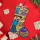 thumbnail image 4 of Maya y Miguel Tema: Calcetines de Navidad, fino lino blanco para colgar en escaleras y chimenea, decoración navideña para el hogar, regalo de Navidad.54cm×38cm, 4 of 5