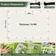 thumbnail image 5 of Lona LC&QS Transparente 91 cm × 183 cm 14 mil Impermeable con Ojetes, 5 of 9