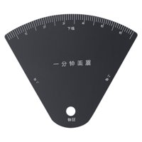 Magideal - Plantilla De Acero Inoxidable Para Dar Forma A Las Cejas, Herramienta Simétrica De Maquillaje, Accesorio Ligero De Tamaño De Viaje, Plantilla Negra Pa