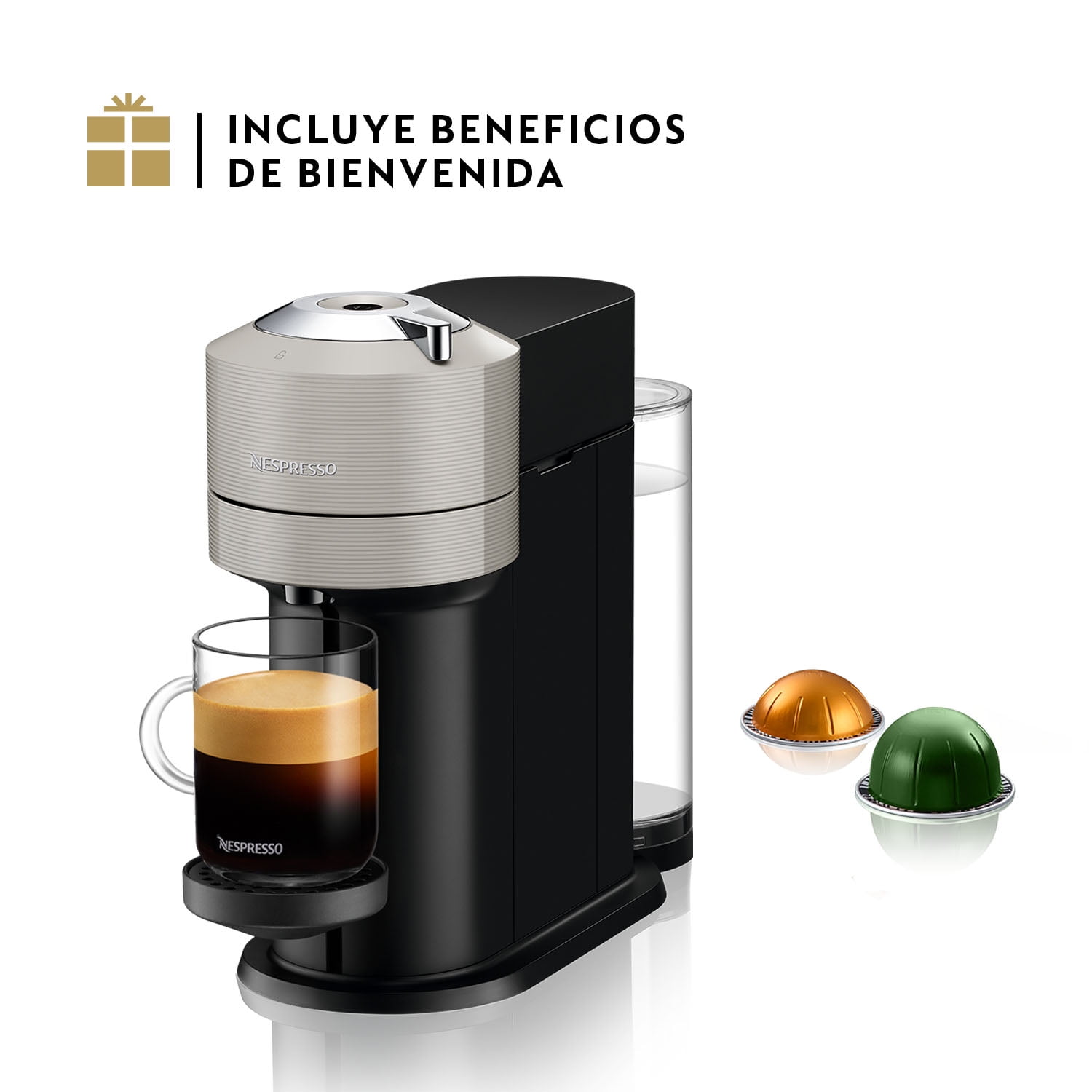 Cafetera Nespresso Vertuo Next Gris