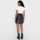 thumbnail image 3 of Falda Mujer Lisa Ecocuero Negro Corona, 3 of 5