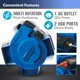 thumbnail image 5 of Ventilador Lasko X-Blower X12905 High Velocity Blue, 5 of 9