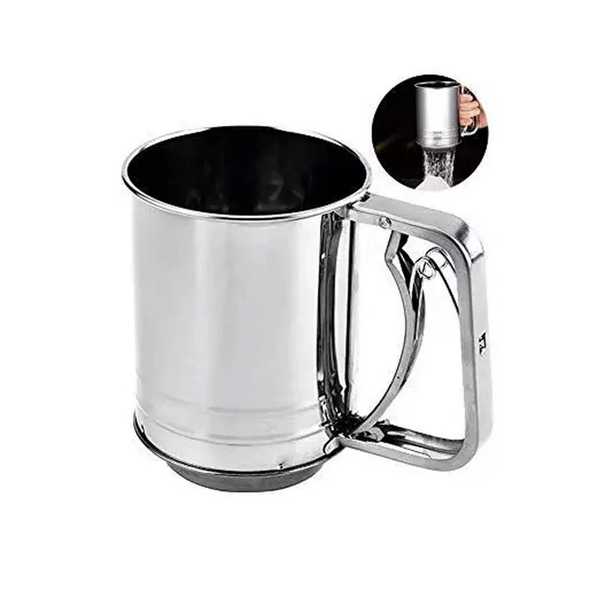 Ernesto - Cernidor De Una Mano En Acero Inoxidable