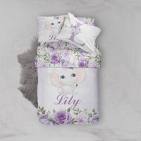 Milsleep - Juego De Cama Elefante Floral