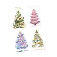 Bothyi - Calcomanía Para Ventana Con Diseño De Árbol De Navidad Para Dormitorio, Sala De Estar, Escaparate