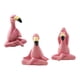 thumbnail image 3 of Estatua De Flamenco Para Yoga, Figura De Escritorio Rosa Para Dormitorio, Regalo De Cumpleaños, Cafetería, 3 Uds., 3 of 3
