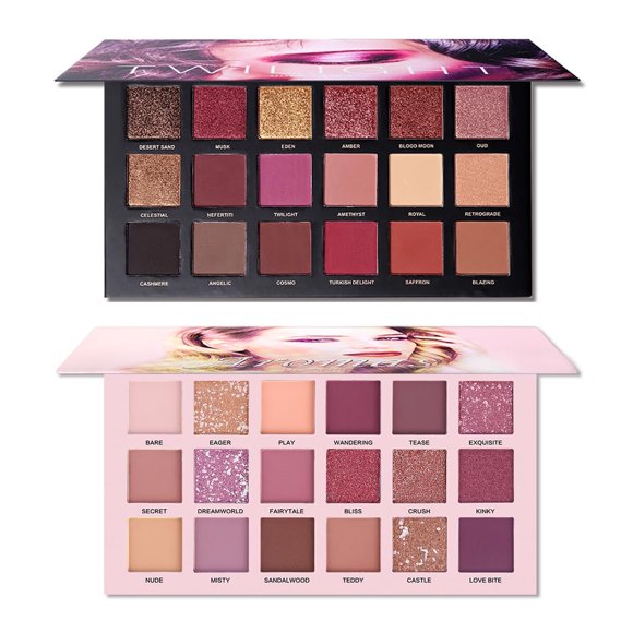 UCANBE 2Pcs Twilight Dusk Aromas Nude Eyeshadow Palette Makeup