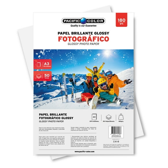Papel Fotográfico 50 Hojas Tamaño A3 De 180grs - Ps