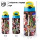 thumbnail image 2 of Dream SMP Botella de Agua con Tapa Pop Top de Un Toque, Acero Inoxidable, a Prueba de Fugas, para Deportes, Botella Infantil azul 12 oz, 2 of 6