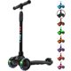 thumbnail image 1 of Patinete Allek B03 Lean 'N Glide de 3 ruedas, negro, para 3 a 12 años, 1 of 6