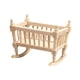 thumbnail image 1 of Cuna De Madera Para Muñecas, Decoración 1/12, Escena Artesanal, Cunas Para Casa De Muñecas En Miniatura, 1 of 5