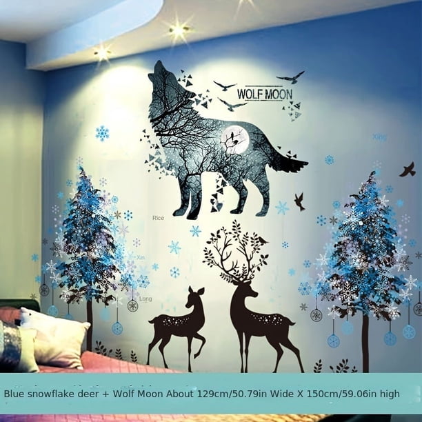 1pc 3D Three-dimensional Wall Stickers Stickers Bedroom Background Wall Room Decorations Self-adhesive Wallpaper