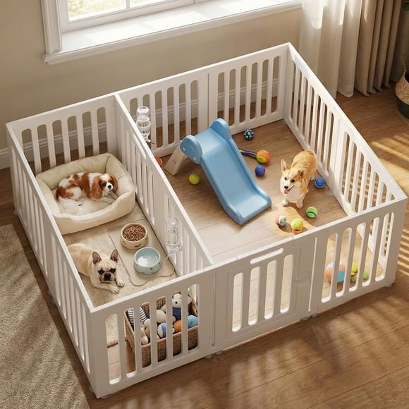 Corral para Perros SNAAT Portátil Grande para Interior y Exterior
