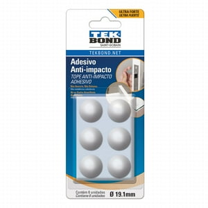 Tekbond - Topes De Muebles Gotas Gg - 19.1Mm 6Un. -