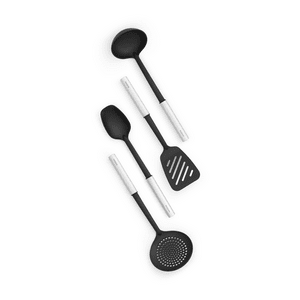 Brabantia - Set Utensilios Cocina Antiadherentes Matt Steel