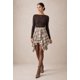 thumbnail image 1 of Falda Asimetrica Cuadrillé Para Mujer Estilo Casual Fiesta cafe Talla Única, 1 of 3