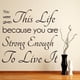 thumbnail image 2 of Decomural You Are Strong Enough Inspiration WS-42972, 2 of 2