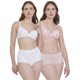 thumbnail image 1 of Sostén Mujer Bipack Print Copa B Blanco/Coral Corona, 1 of 5