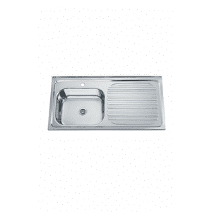 Genérico - Lavaplatos Sobreponer 100X50Cm Secador Derecho