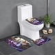 thumbnail image 1 of Juego de Alfombras de Baño Desmarcar Terciopelo Coral 3 Piezas, 1 of 6
