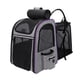 thumbnail image 5 of Mochila Transportadora Para Perros Y Gatos, Transportadora Expandible Para Andar En Bicicleta, Viajar, Senderismo, Gris Violeta, 5 of 5