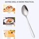 thumbnail image 5 of Juego de 12 cucharas de cena de acero inoxidable, aptas para lavavajillas, con acabado pulido espejo, para el hogar, la cocina y el restaurante., 5 of 5