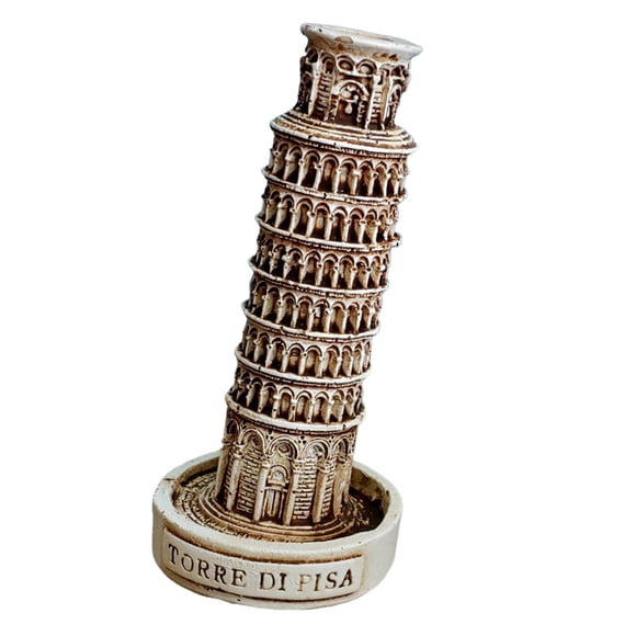 Torre De Pisa, Modelo Antiguo, Recuerdo De Fiesta, Decoración De Peceras, Coleccionables