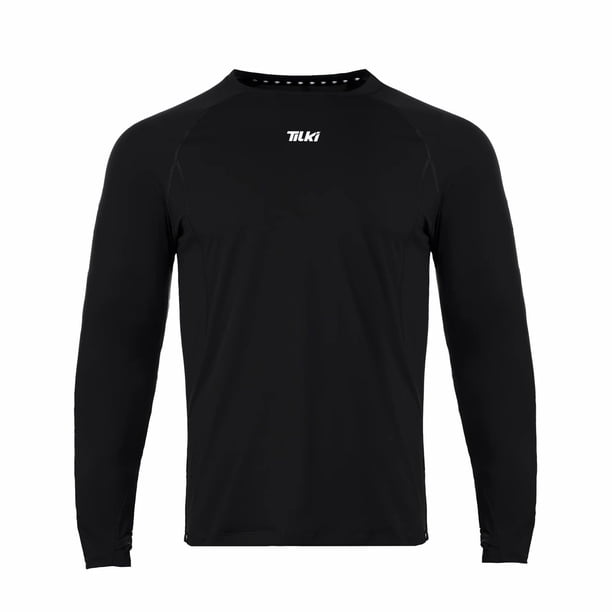Polera Tilki Manga Larga Poly Lehinde Negra Tenis Padel