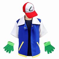 Genérico - Disfraz De Ash Ketchum Pokemon Para Niños