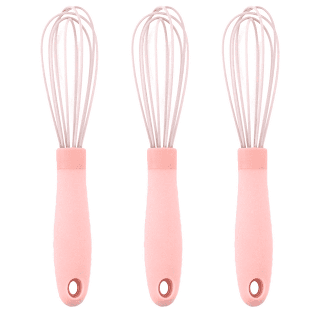 Batidor de huevos de nailon, utensilio de cocina perfecto para preparar todo tipo de salsas y postres (paquete de 3)