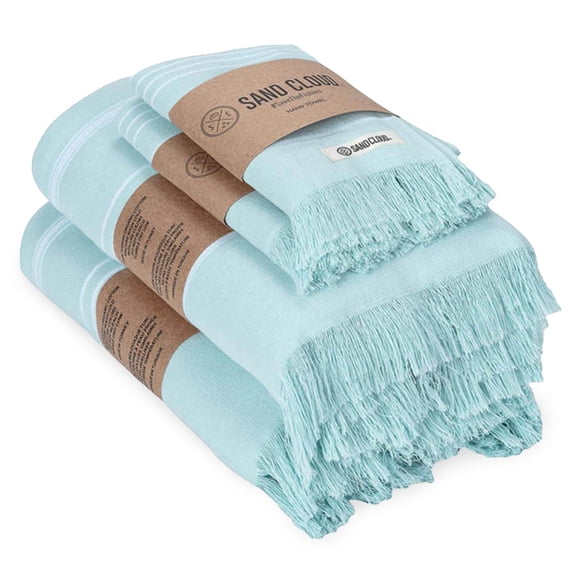 Toalla Sand Cloud 91 cm × 152 cm Seaglass Pack de 4
