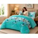 thumbnail image 1 of Cubrecama de Invierno Plush con Chiporro 2 Plazas Color Turquesa Mariposas TFYH65, 1 of 3
