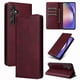 thumbnail image 5 of Funda Cartera para Samsung Galaxy A55 con Ranuras Tarjetas y Soporte - Protección Completa Rojo, 5 of 5