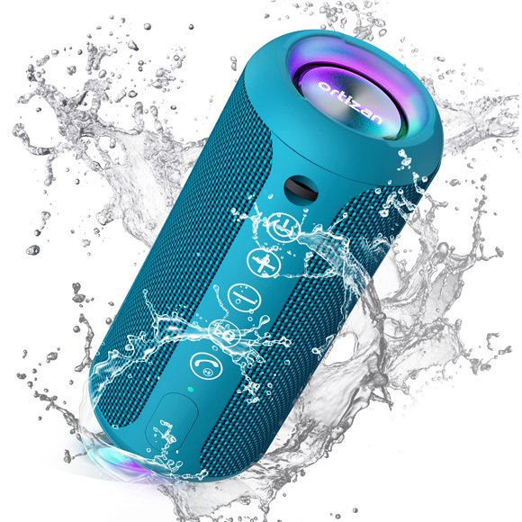 Altavoz Bluetooth portátil Ortizan, impermeable, 24 W, 30 horas de reproducción