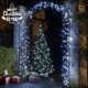 thumbnail image 4 of Luces solares navideñas JMEXSUSS, 100 LED, blancas, 33 m, paquete de 2, 4 of 9