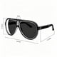 thumbnail image 4 of POLASUP GAFAS LENTES DE SOL Un par de versátiles gafas de sol plegables para exteriores totalmente negras y grises, 4 of 4