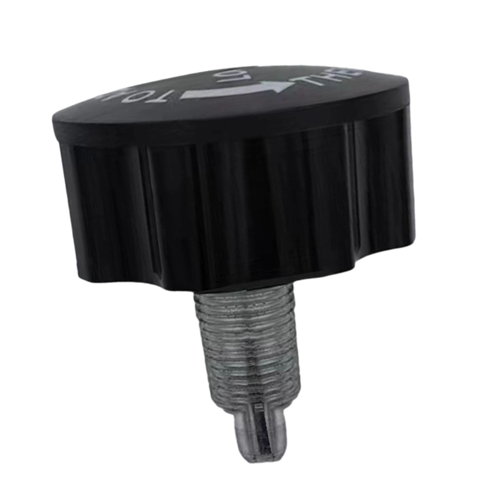 Magideal - Perilla De Tracción Para Bicicleta Estática, Equipo De Ejercicio Con Rosca Metálica, Perilla De 16 Mm, Agarre Ergonómico, Fácil Instalación Para Bicic Negro