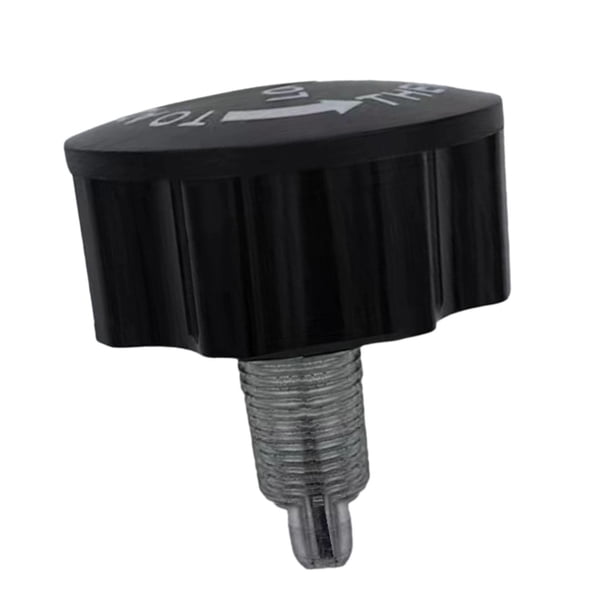 Perilla de tracción para bicicleta estática, equipo de ejercicio con rosca metálica, perilla de 16 mm, agarre ergonómico, fácil instalación para bicic Negro